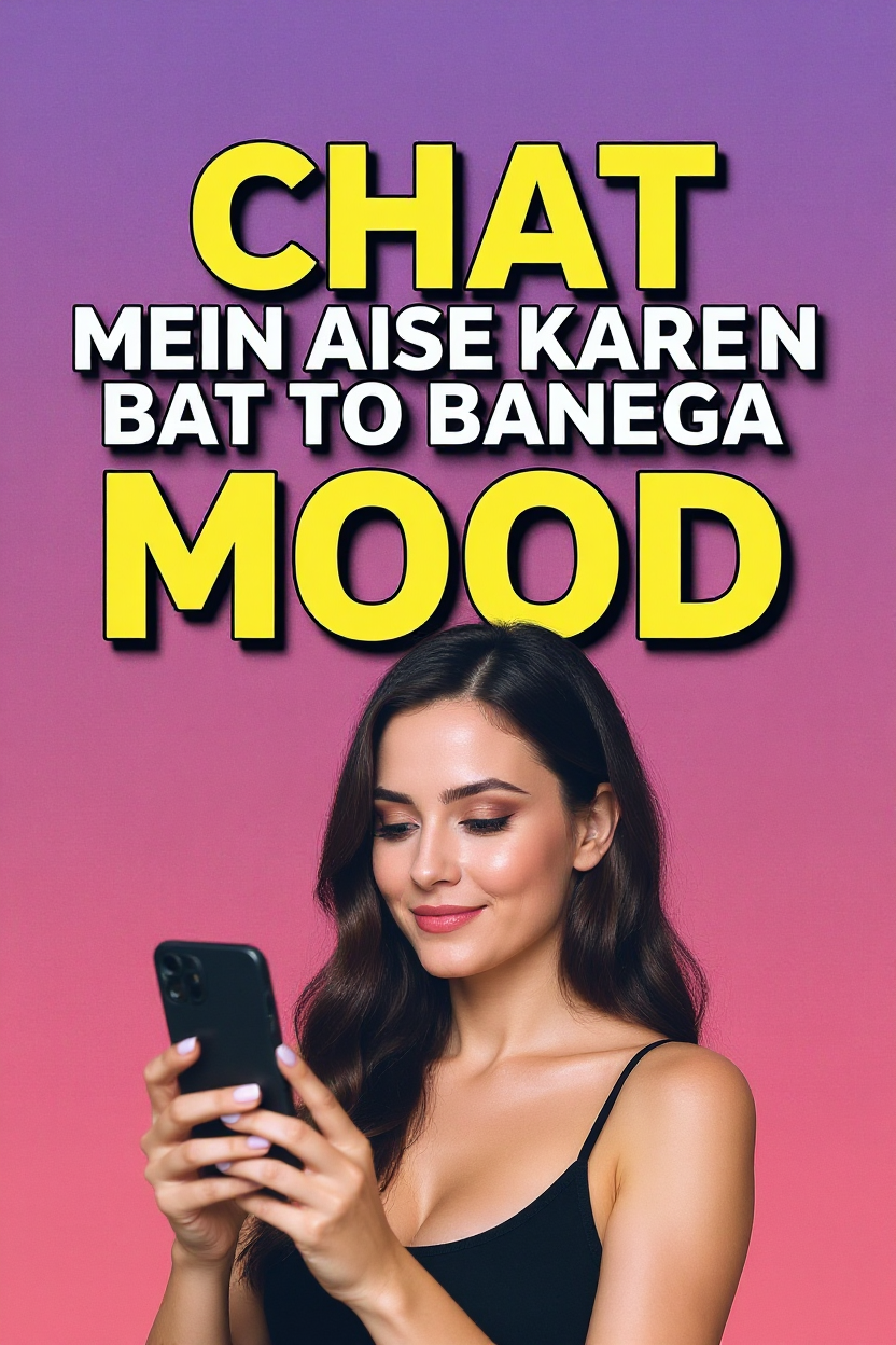Chat mein aise karein bat to banega mood