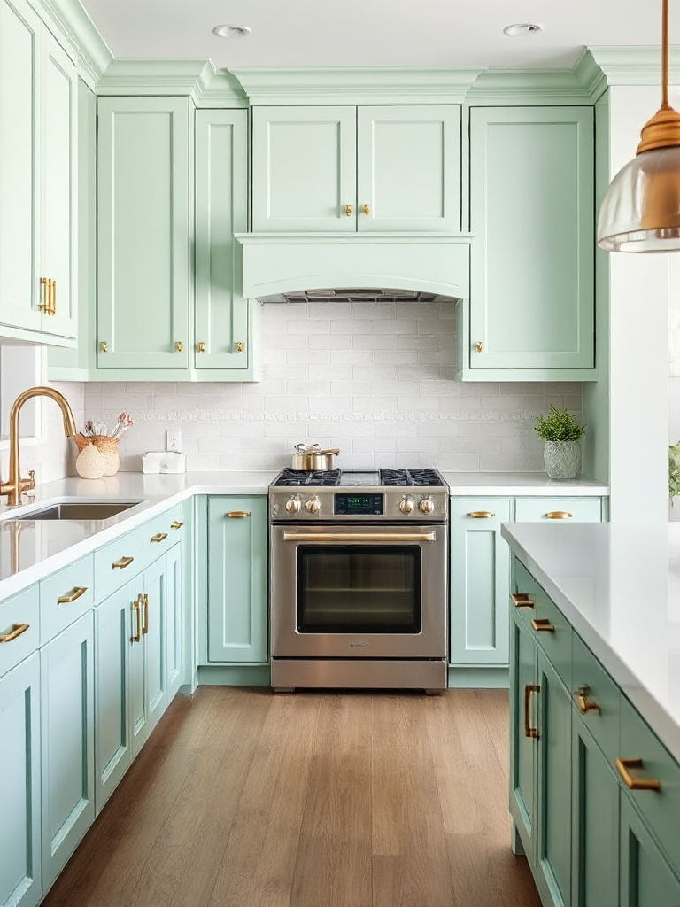 Green Color Kitchen Ideas