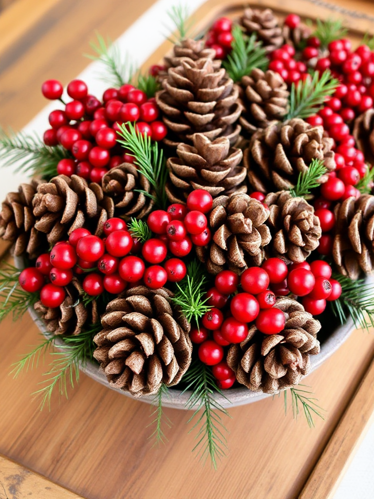 Super Easy Christmas Centerpieces