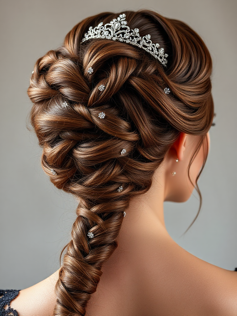 Elegant Updo for Long Hair