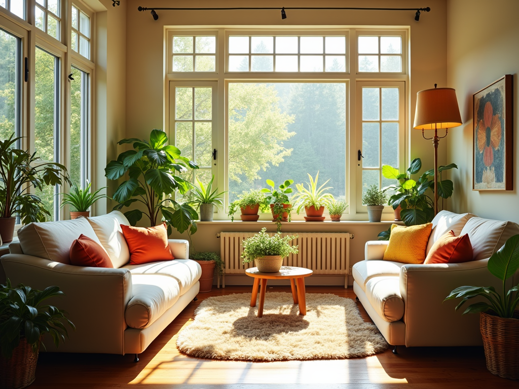 Bask in the Glow: Sun-Soaked Living Rooms