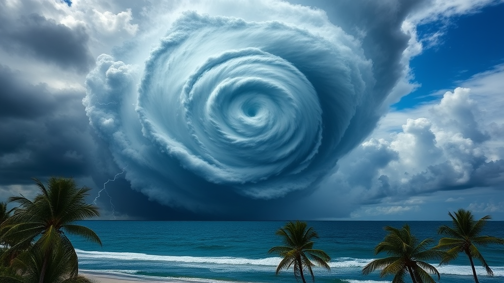 허리케인 밀턴 이미지