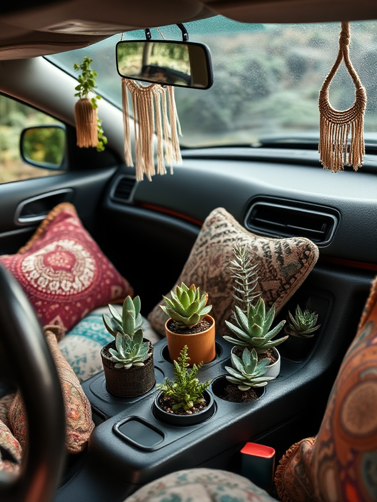 Boho Car Interior Ideas