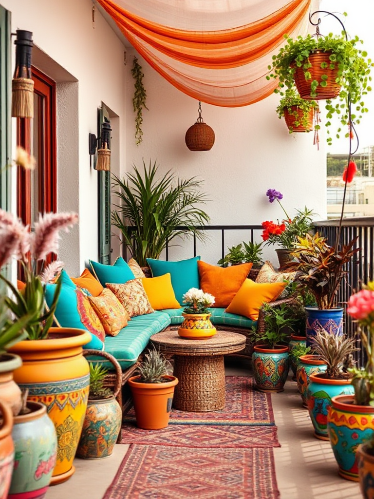 Boho Balcony Ideas