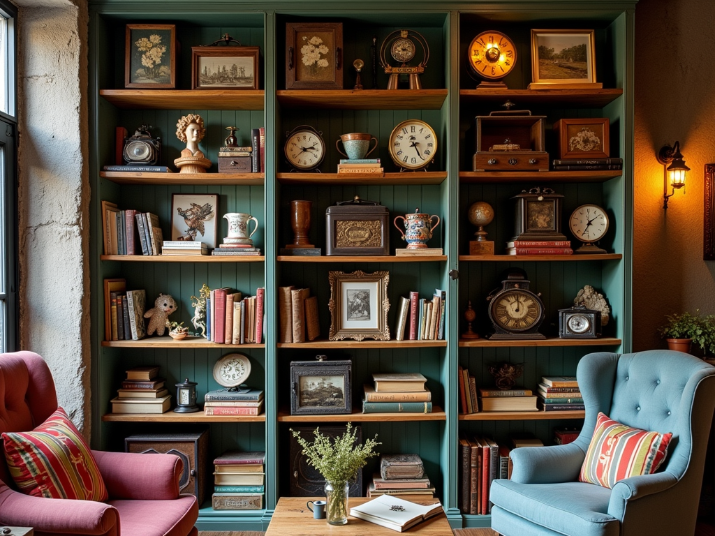 Vintage Charm: How to Style Your Bookcase with Antique and Retro Finds