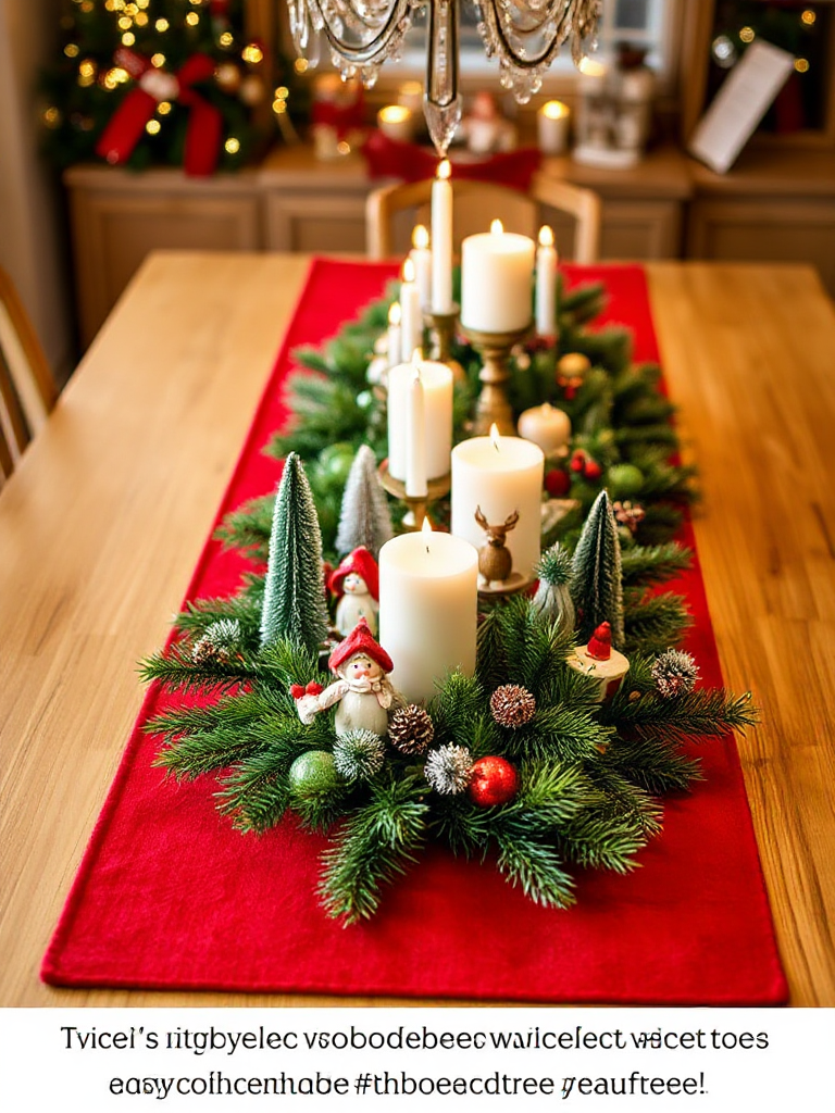 Super Easy Christmas Centerpieces