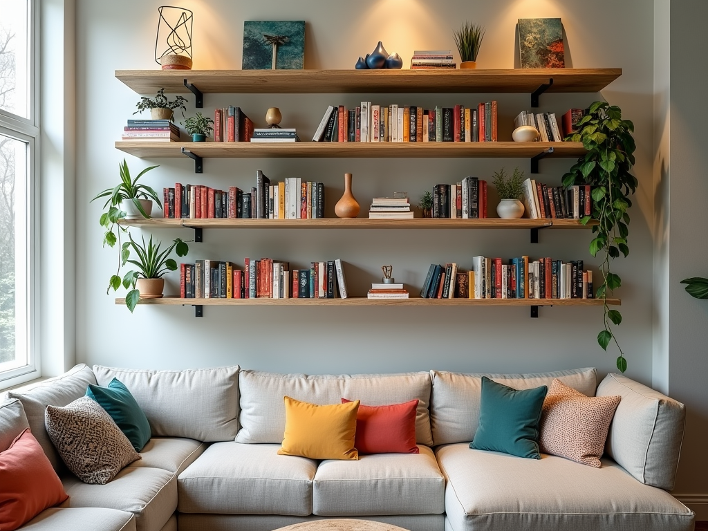 Floating Fantasies: Wall-Mounted Bookshelf Styling Ideas