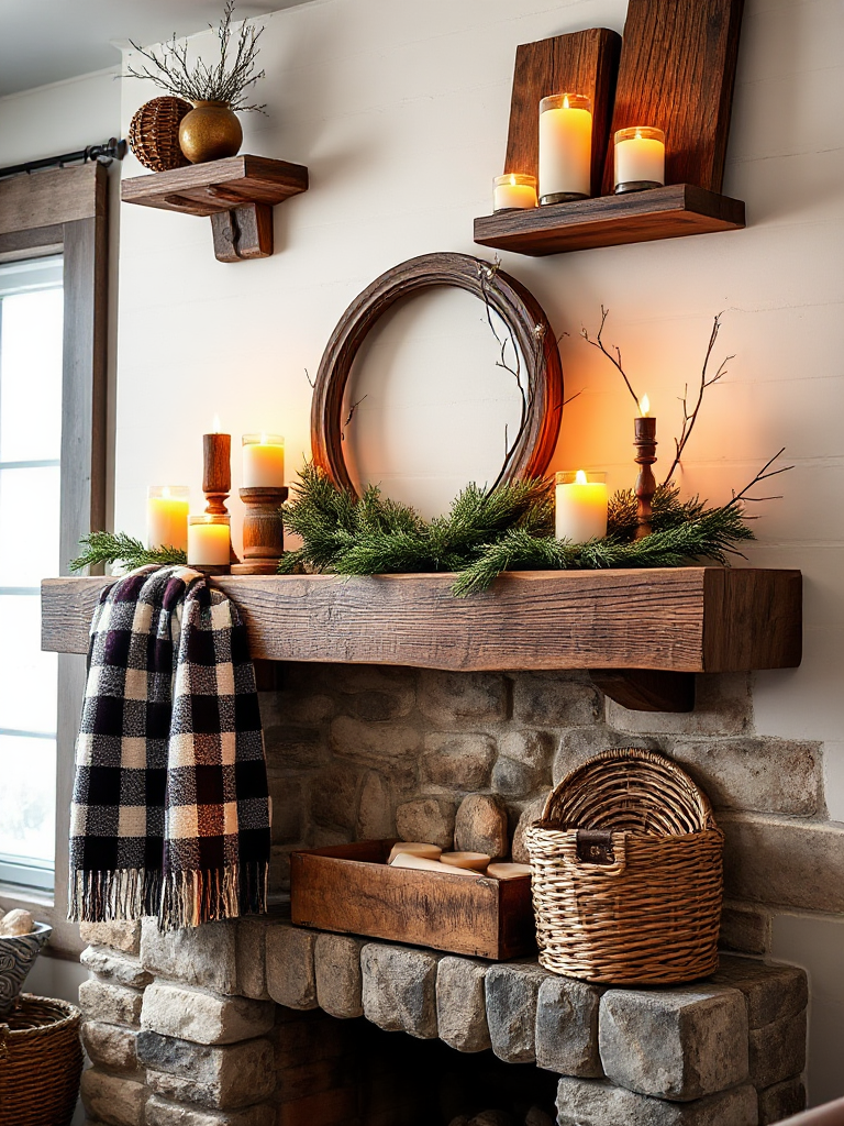 Winter Mantel Decorating Ideas