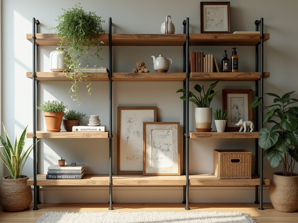 Embrace the Empty: Mastering Negative Space in Rustic Shelf Design