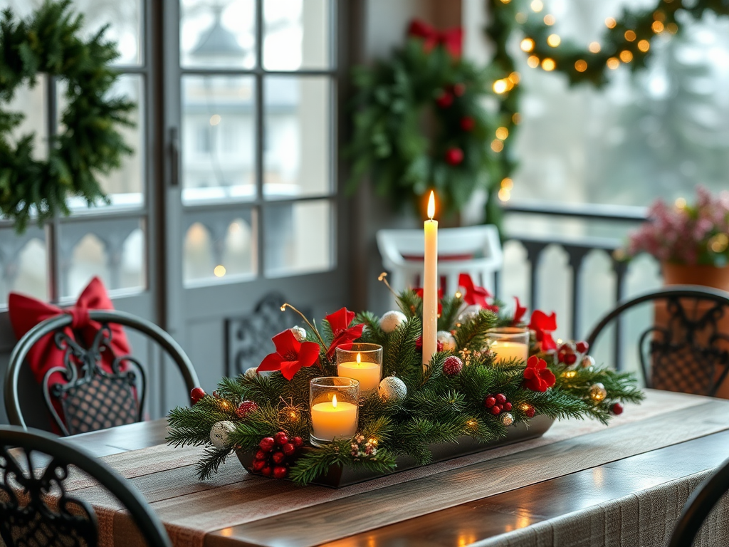 Image for Vintage Christmas Centerpiece