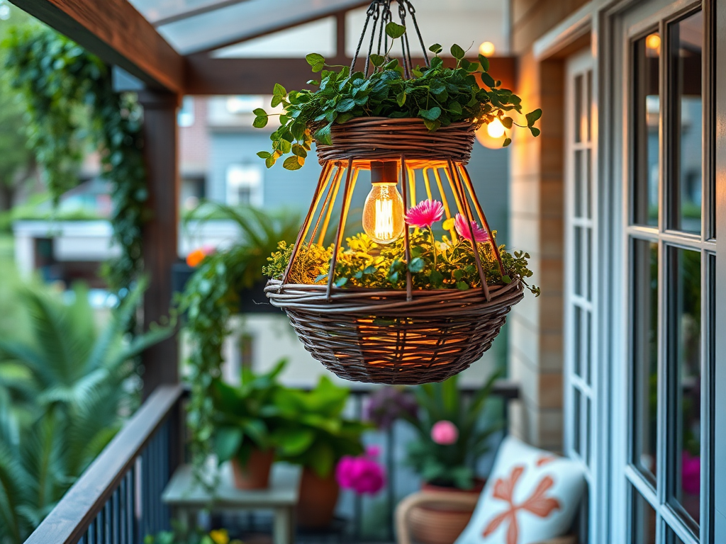 Image for Hanging Basket Chandelier: