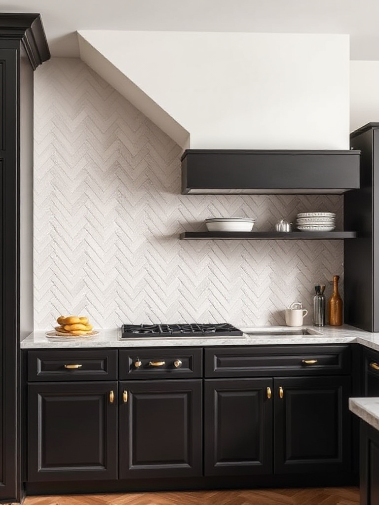 Backsplash Ideas For Dark Cabinet Kitchen