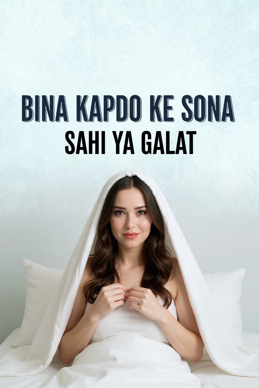 Bina kapdo ke sona sahi ya galat