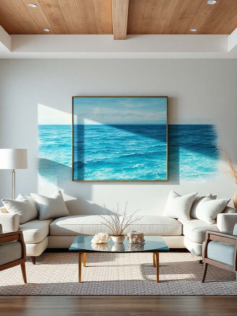 Breathtaking coastal living room ideas