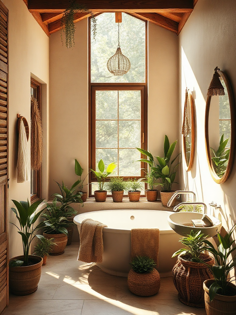 Dreamy boho bathroom inspirations