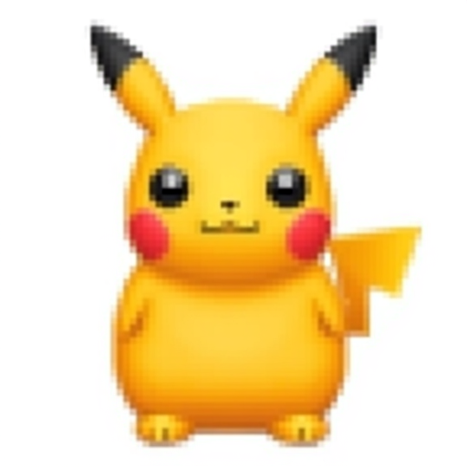 Pikachu with shreek face