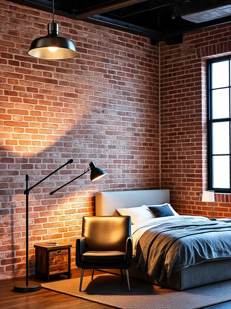 Modern industrial bedroom ideas