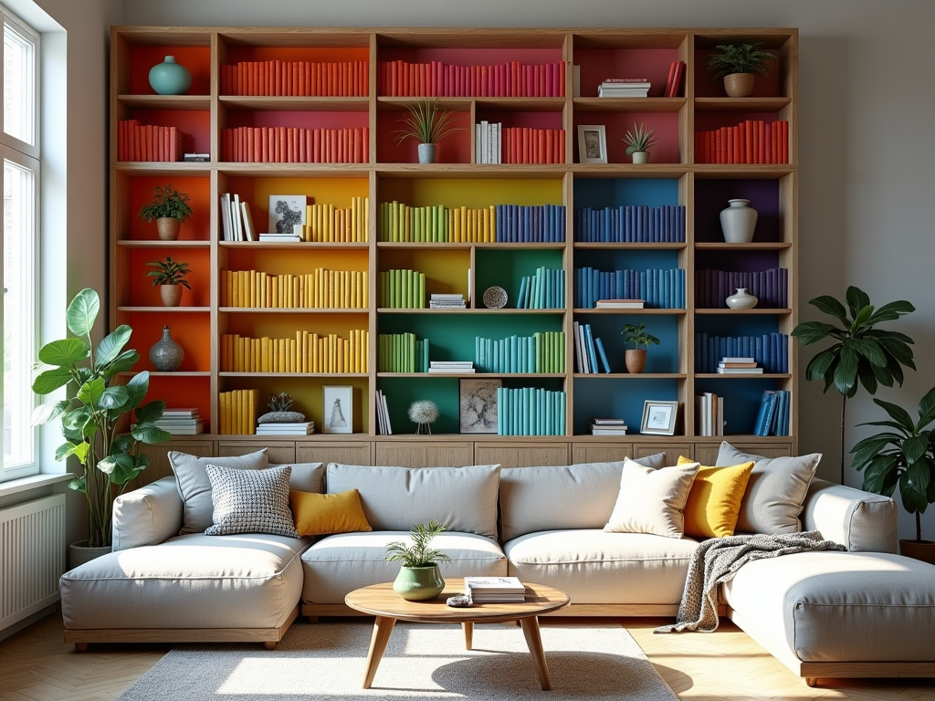 Transform Your Space with Color-Coded Shelves!