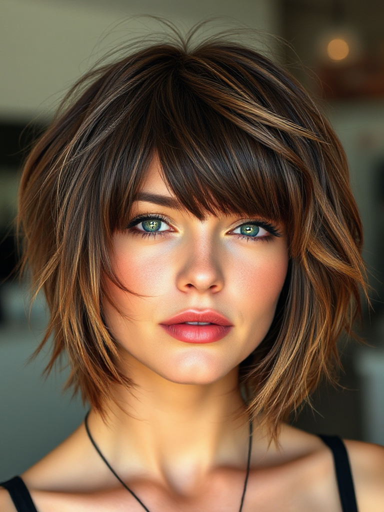 Long Hairstyles with Bangs