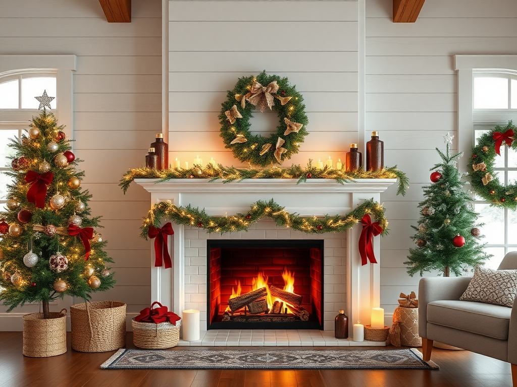 Image for Cozy Fireplace Mantel