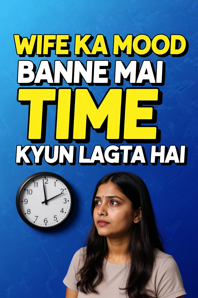 Wife ka mood banne mai time kyun lagta hai