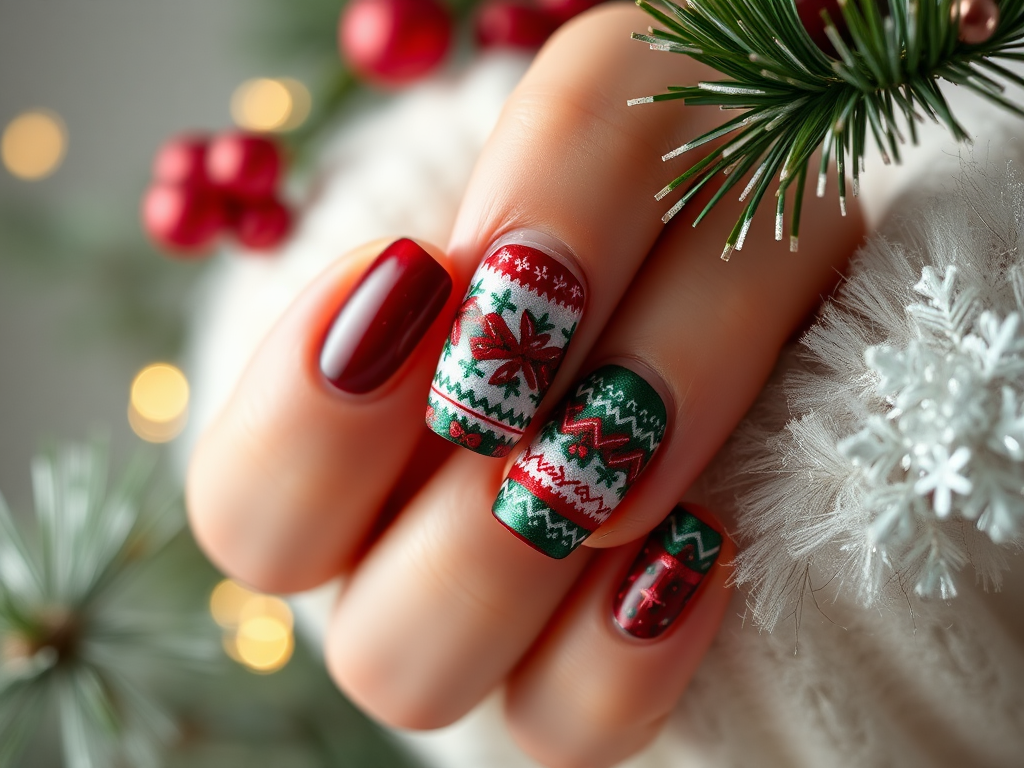 Image for Holiday Sweater Nails