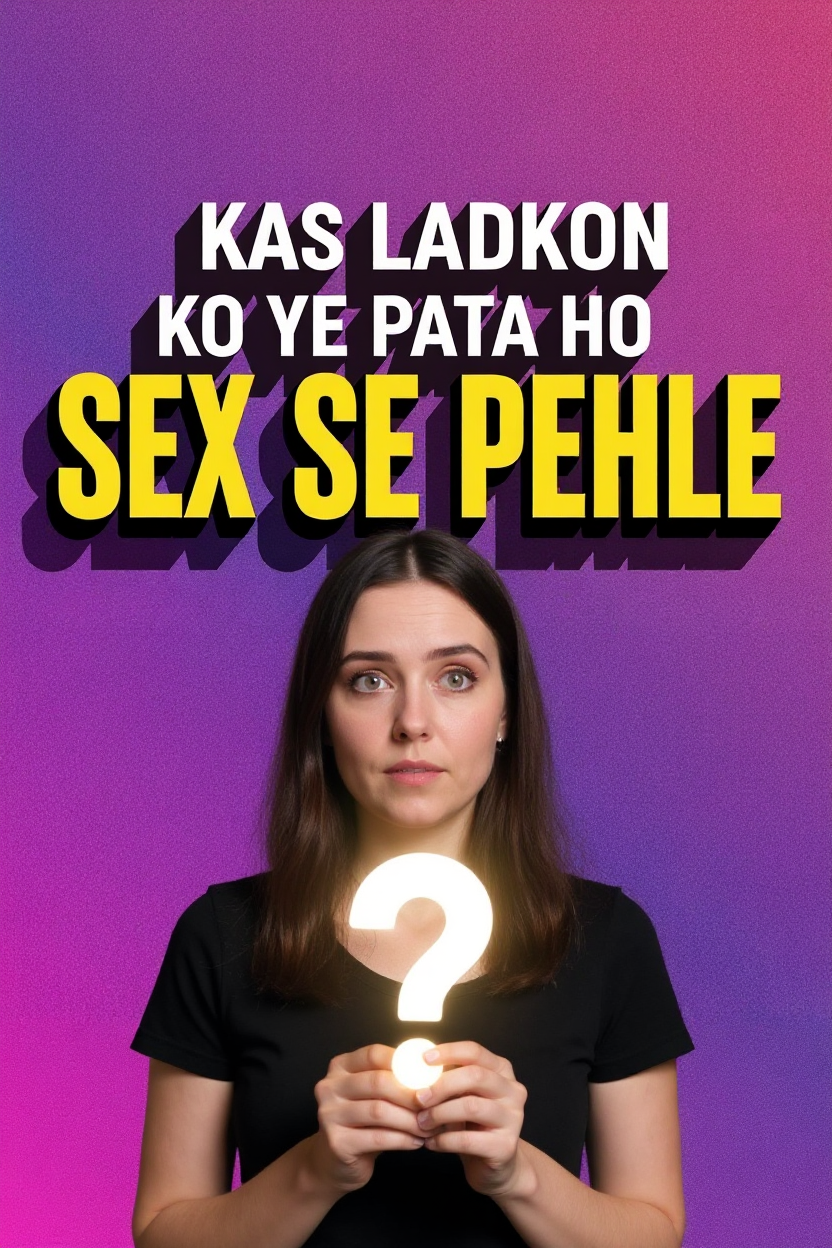 Kas ladkon ko ye pata ho sex se pehle