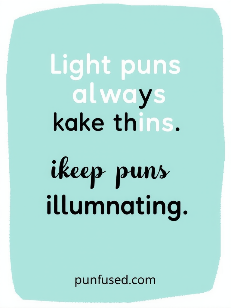 light puns