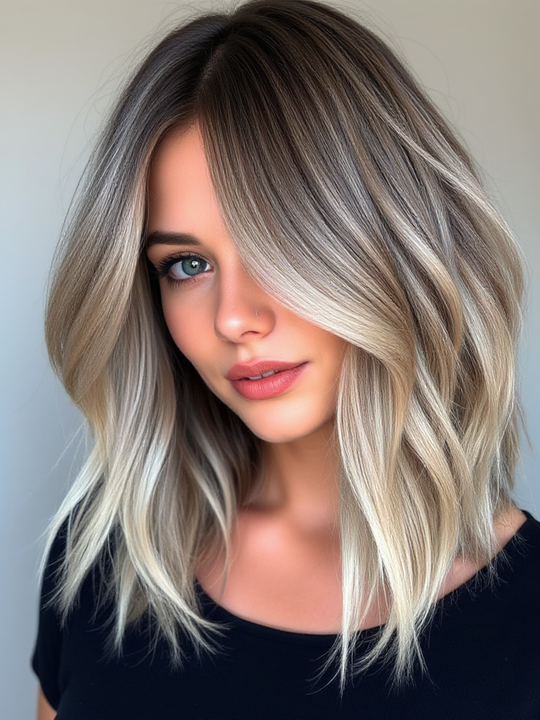 Shoulder-Length Hairstyles for Thick Hair