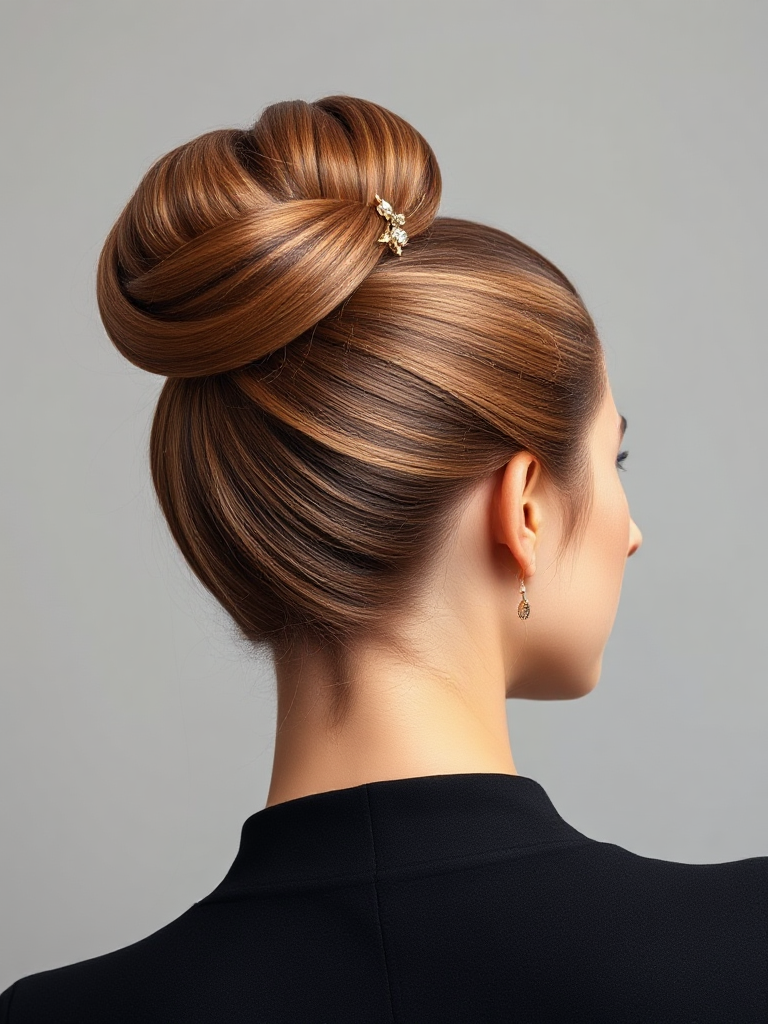 Sleek High Bun