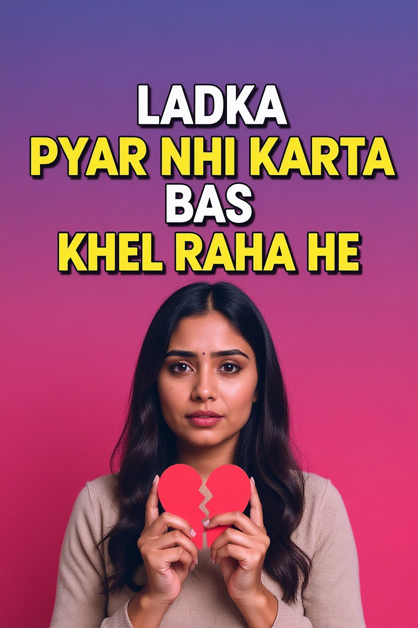 ladka pyar nhi karta bas khel raha he