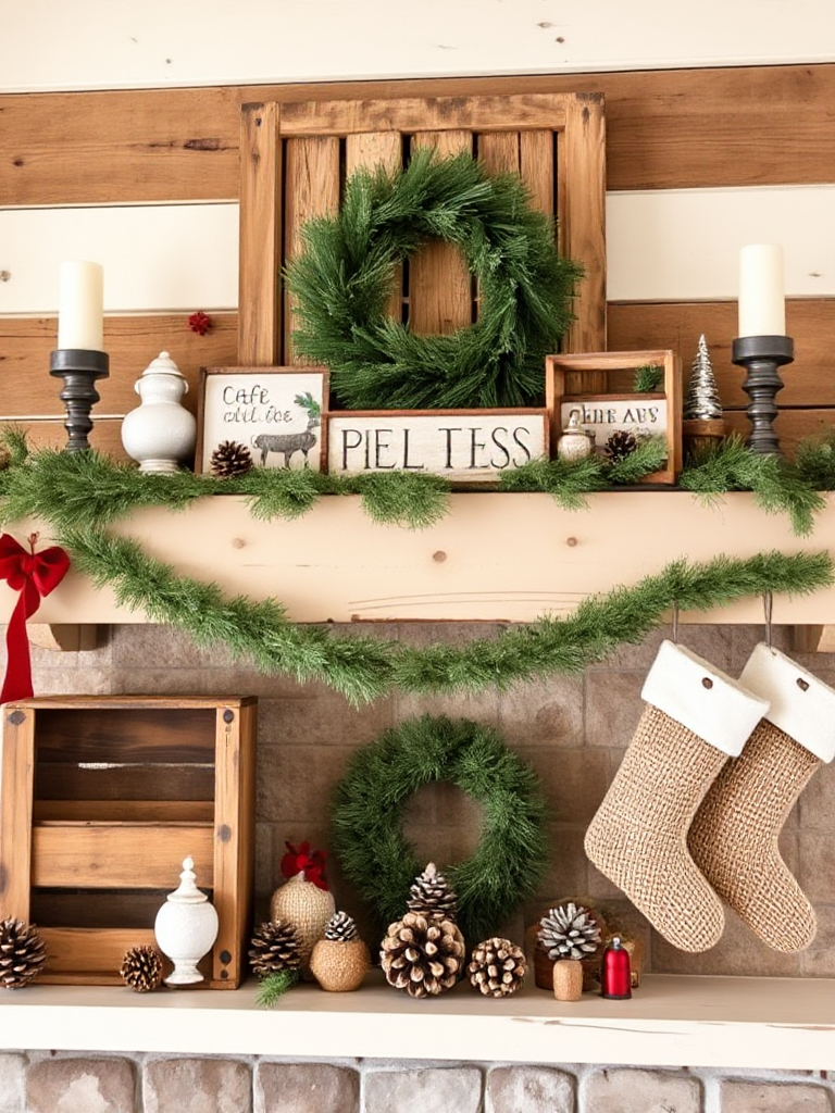 Christmas Mantel Decorating Ideas