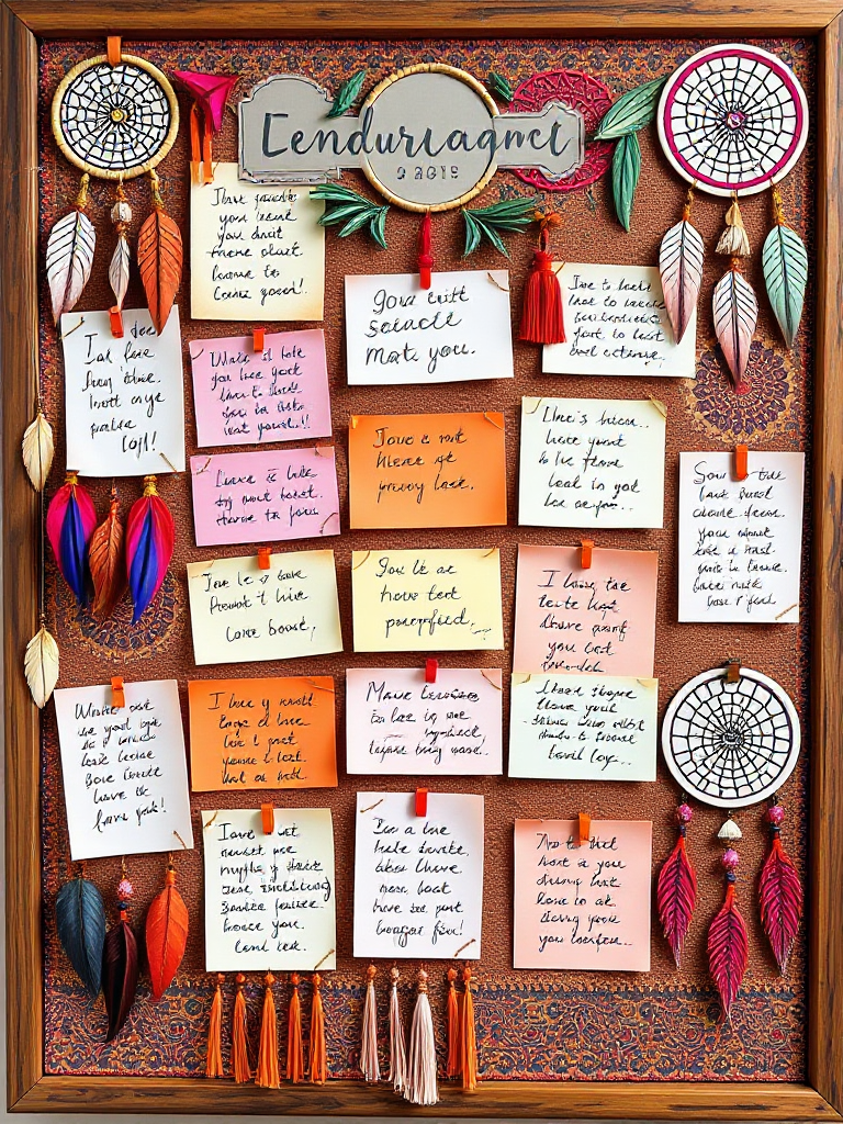 Boho Bulletin Board Ideas