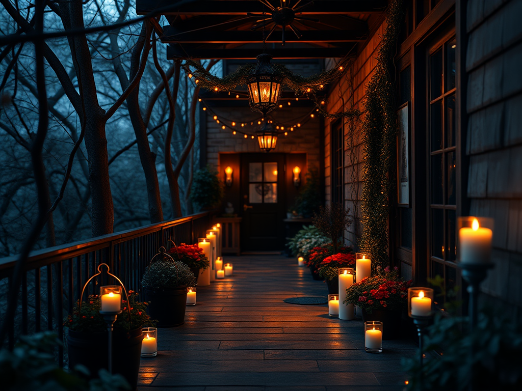 Image for Eerie Candlelit Walkway: