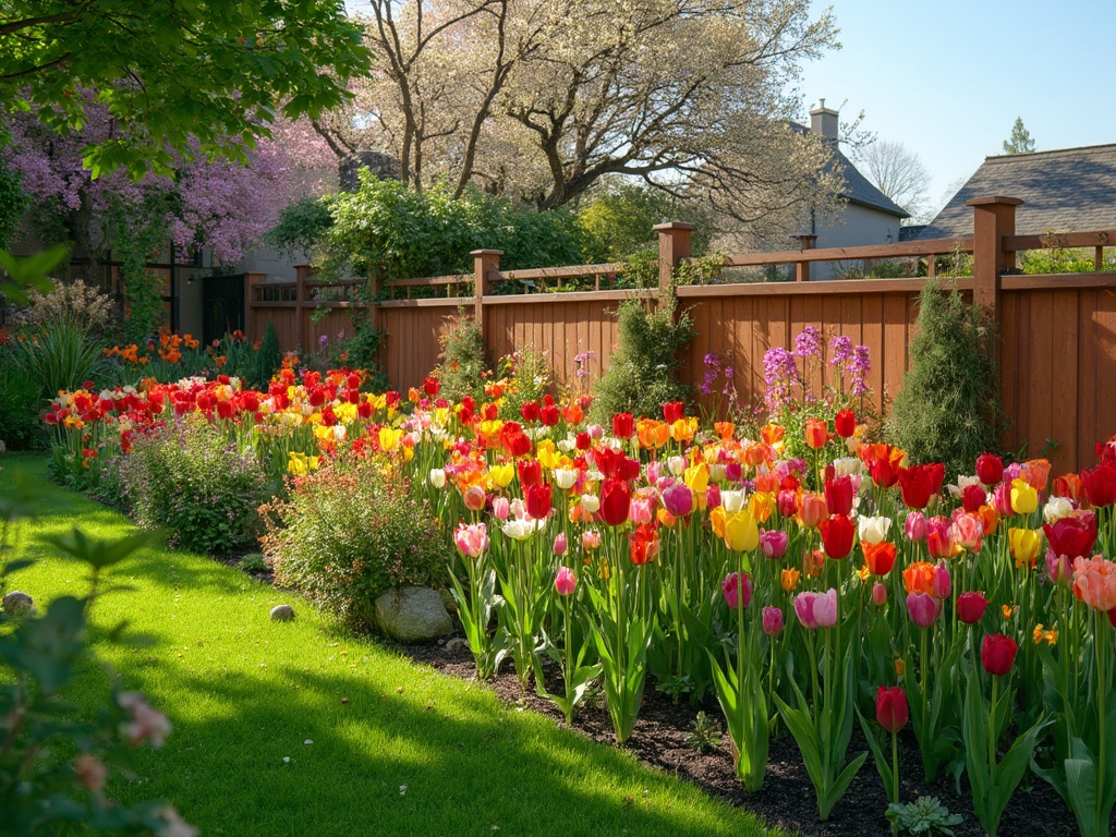 Perennial Tulip Bed