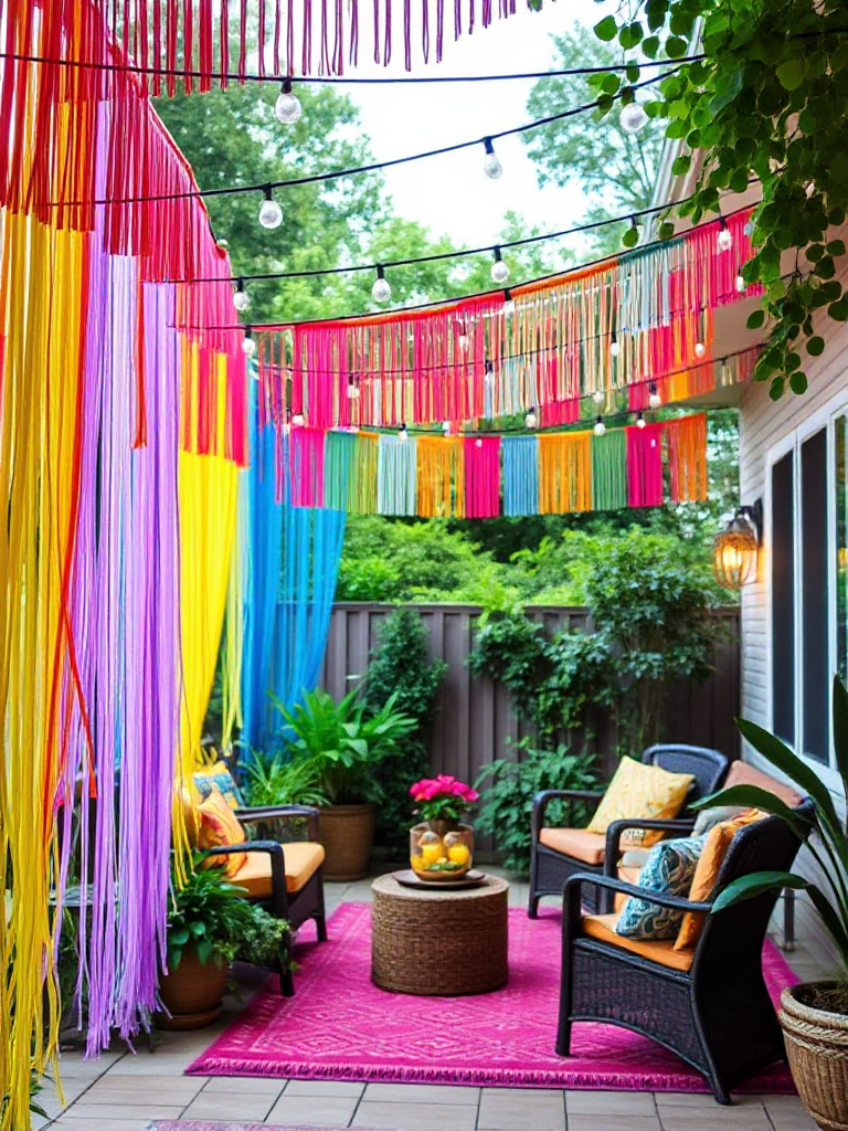 Backyard Patio Curtain Ideas