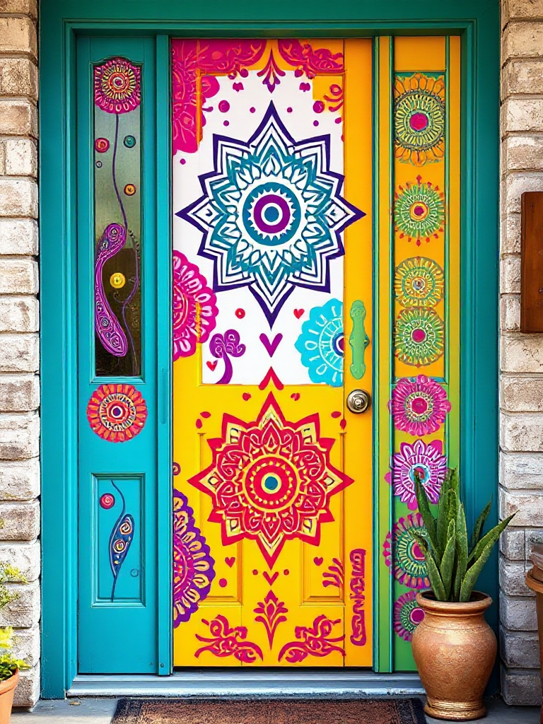 Boho Front Door Decor Ideas