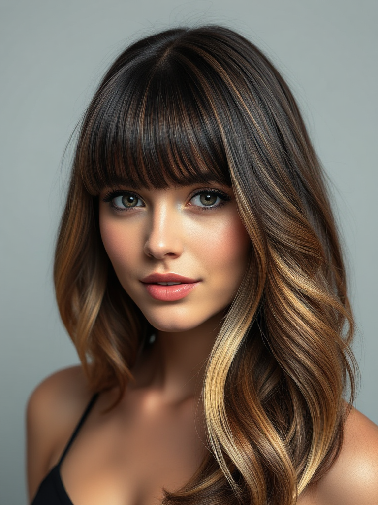 Long Hairstyles with Bangs