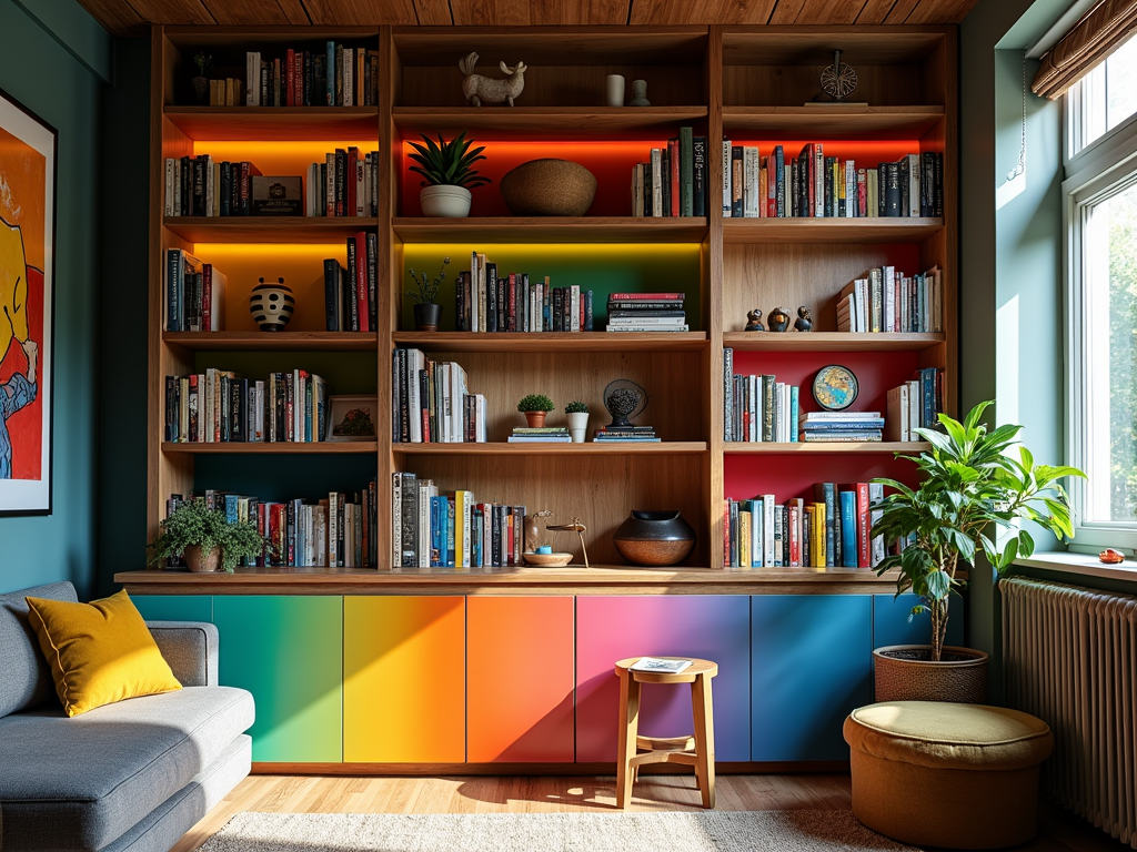 Transform Your Space with Color-Coded Shelves! 🌈