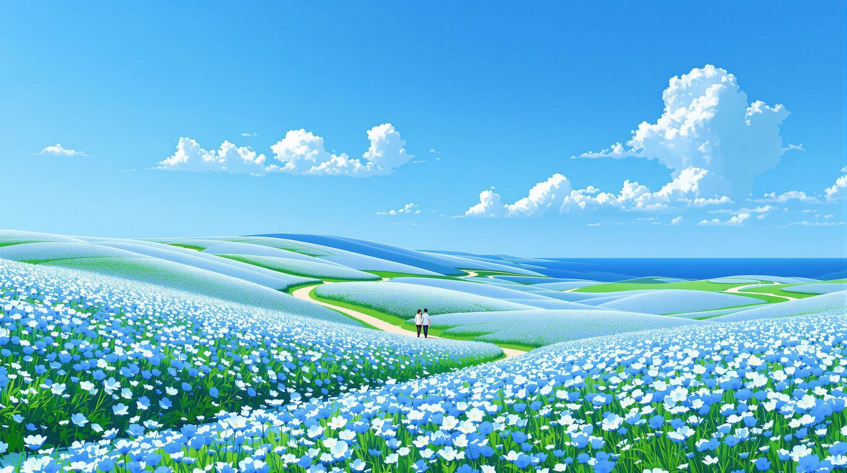 5월, 히타치 해변 공원에서 만나는 꽃의 바다 - 놓치면 후회할 풍경