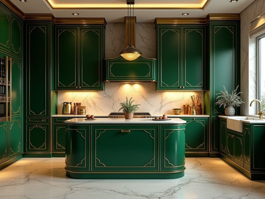 Glamorous Art Deco Kitchen Inspiration