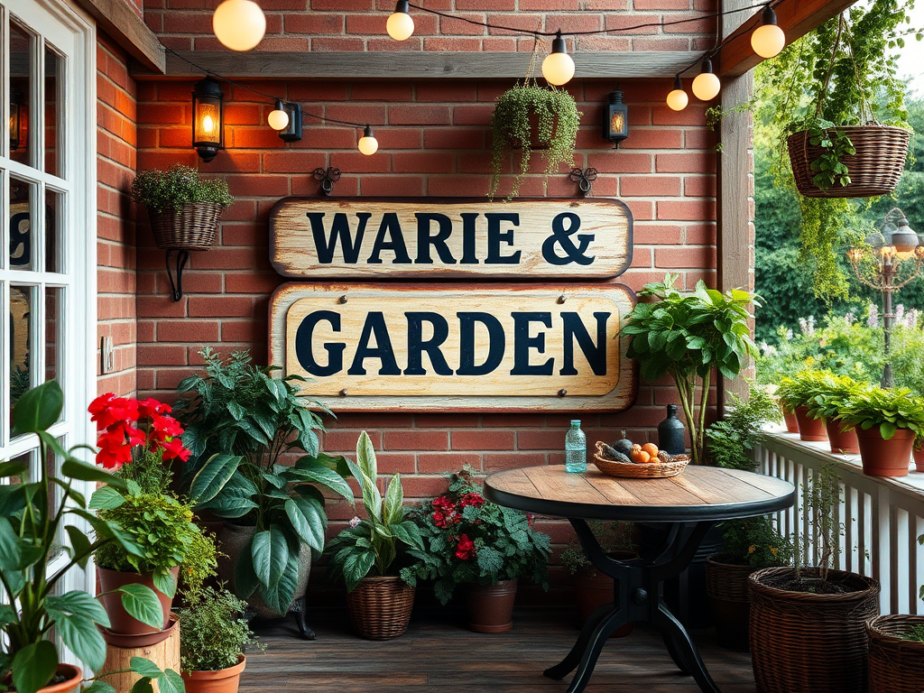 Image for Vintage Garden Signs: