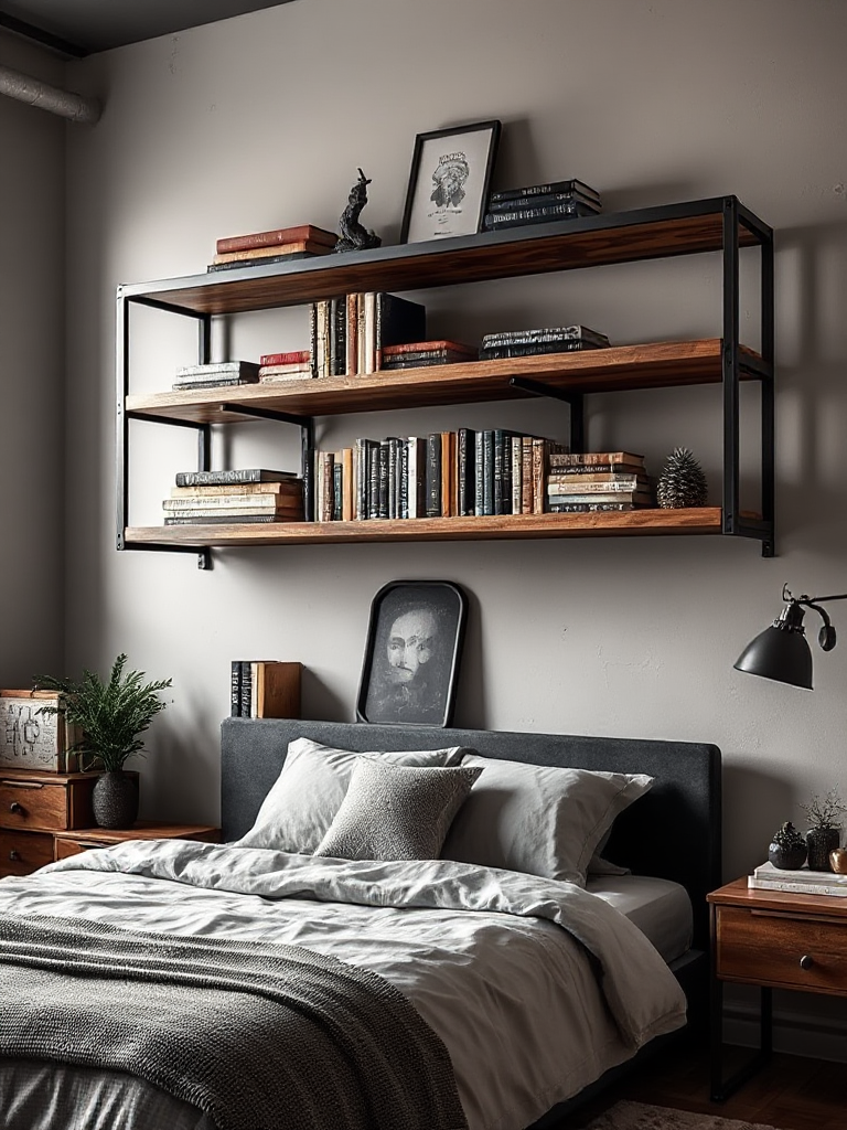 Bedroom Bookshelves Ideas