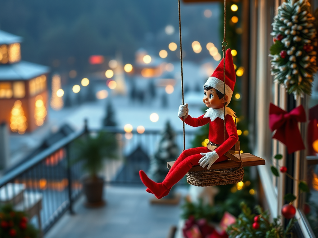 Image for Elf Goes on a Zip Line Adventure