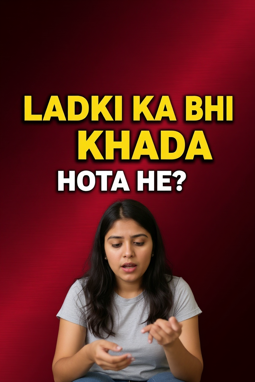 Ladki ka bhi khada hota he?