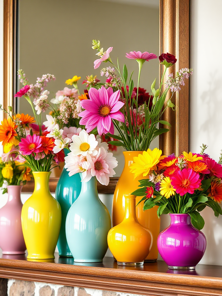 Spring Mantel Decorating Ideas