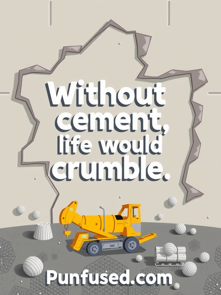 cement puns