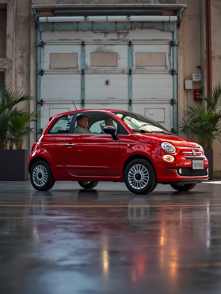 Fiat 500 exterior view