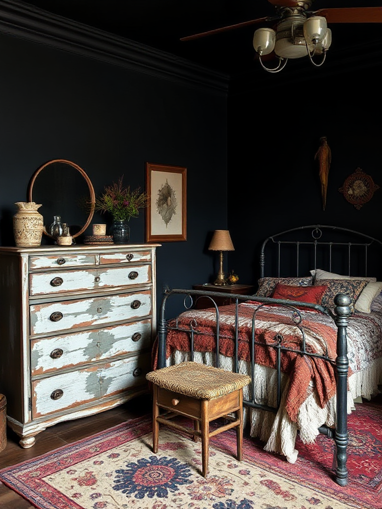 Dark Boho Bedroom Ideas