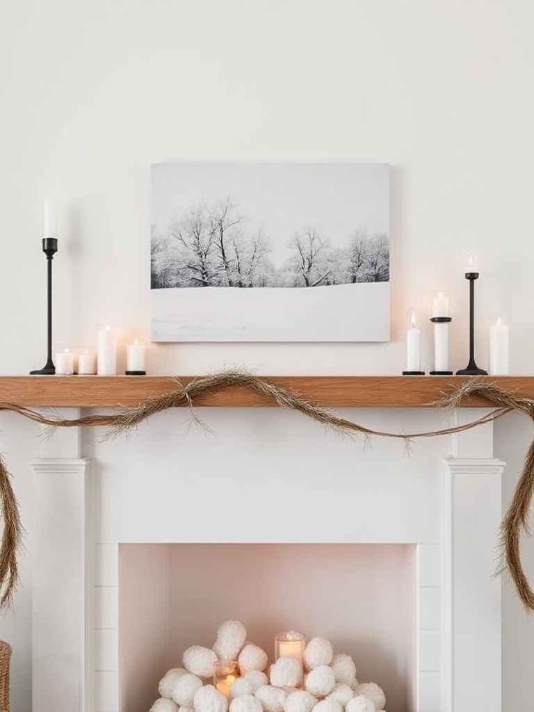 Winter Mantel Decorating Ideas